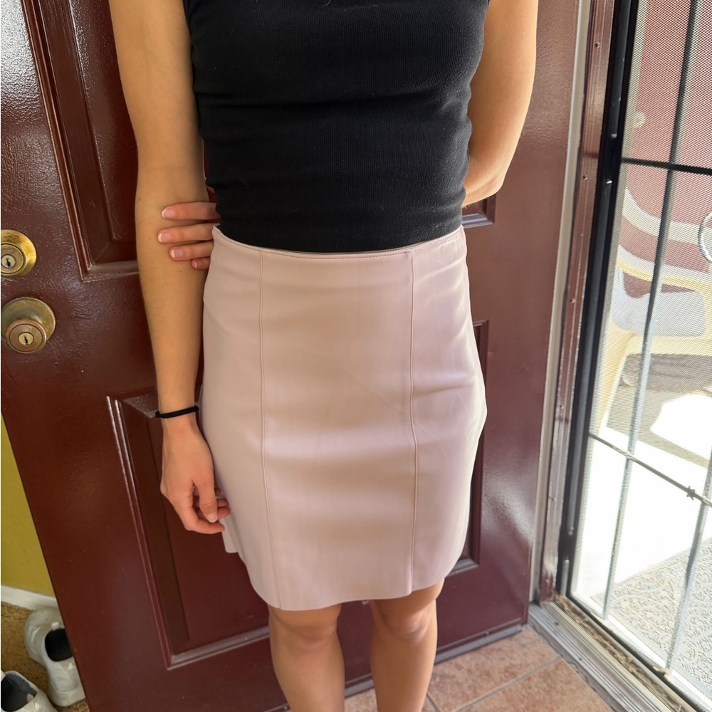 Express Women's Light Mauve/Pink Pencil Skirt